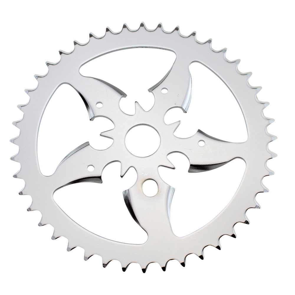 OG LOWRIDER CLASSIC STEEL 36T CHAINRING SWORD 1/2 X 1/8 FOR 1PC CRANK CHROME