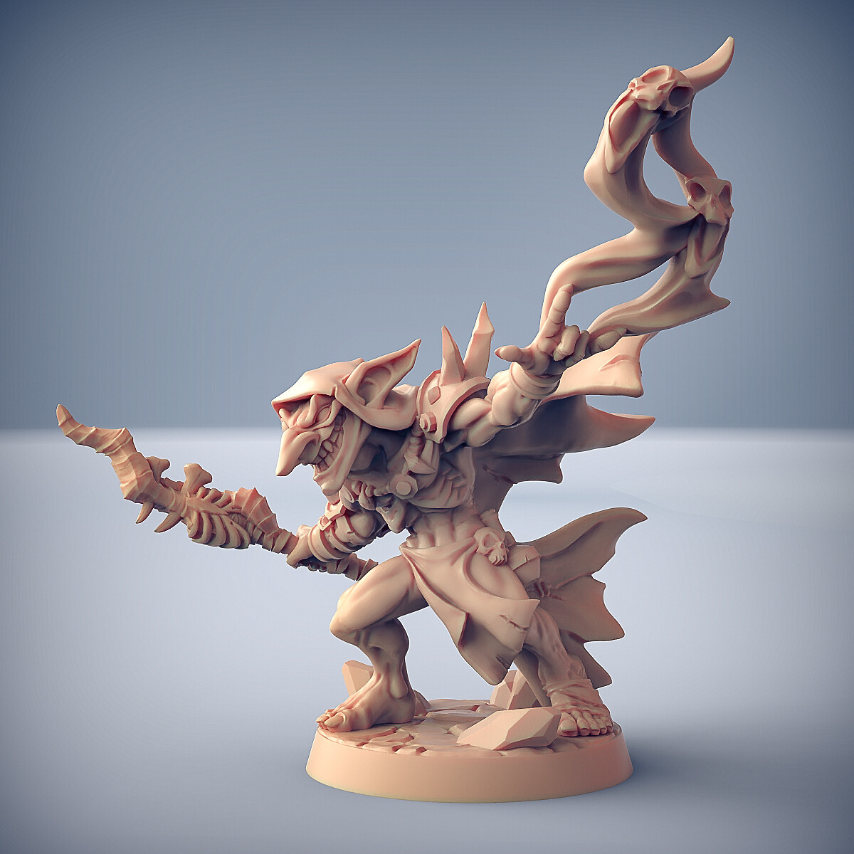 Goblin Caster Shaman Mage - Artisan Guild Dungeons and Dragons Miniature Monster