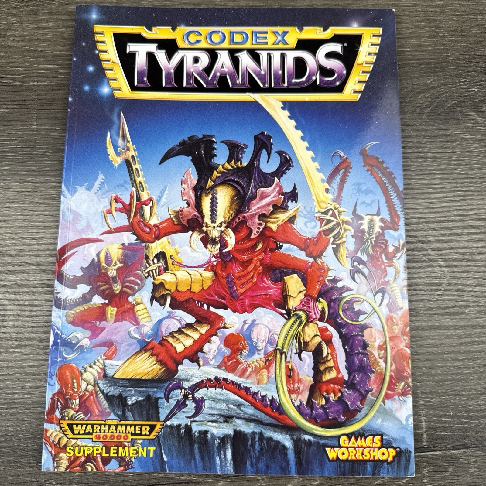 Vtg 1995 Warhammer 40k Codex Tyranids 2nd Edition Army Book Games Workshop OOP