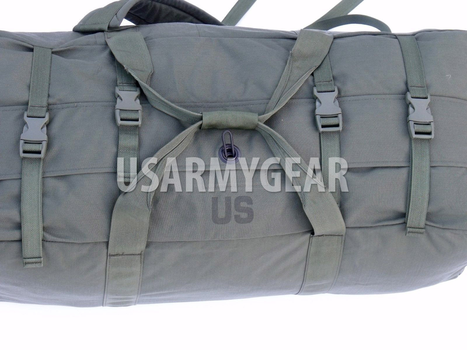 Military Issue IMPROVED Deployment DUFFLE DUFFEL Flight Travel Bag Back Pack GI