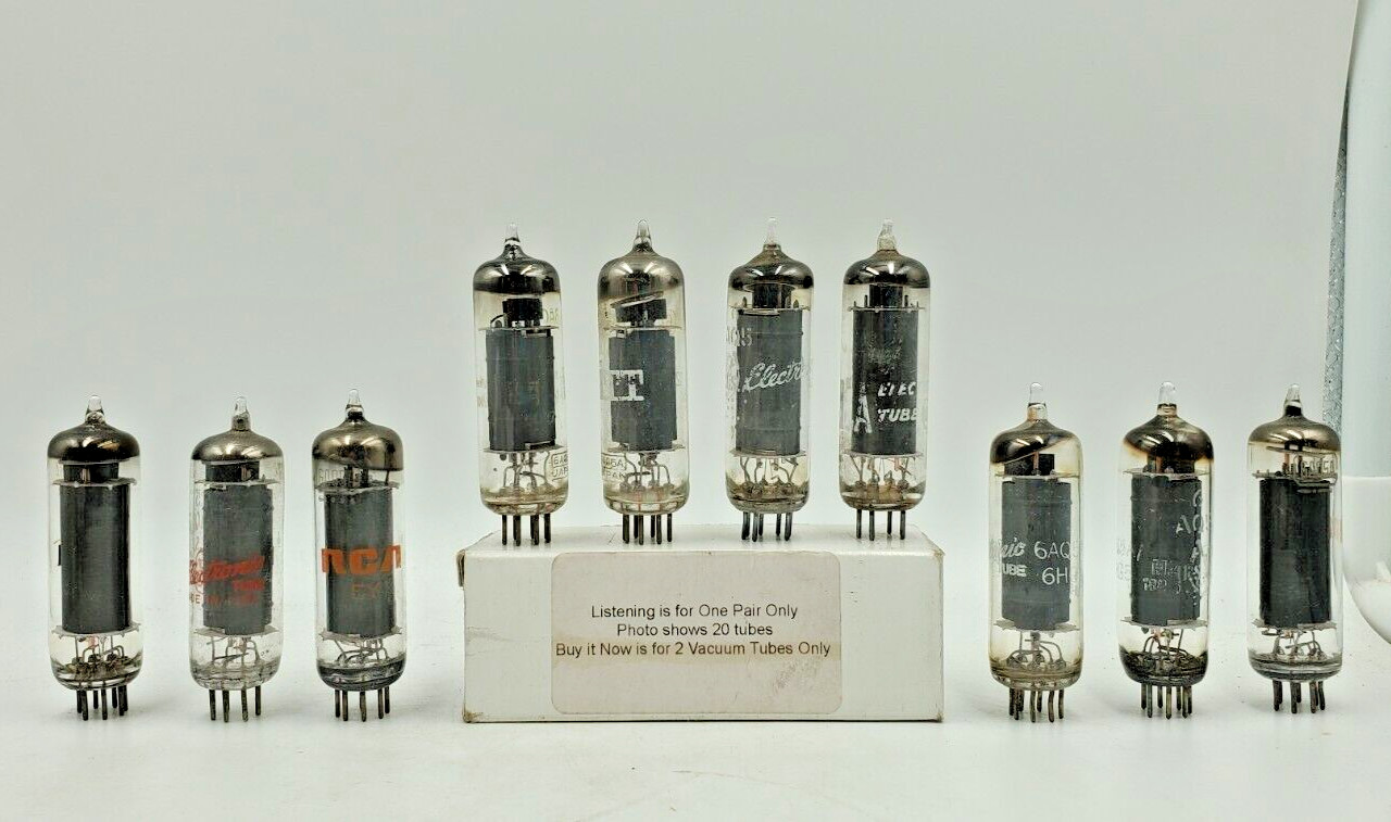 6AQ5 2 Tubes New (New Old Stock) Guaranteed Tested Tube