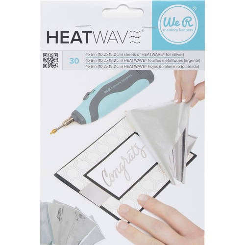 Heatwave Foil Sheets 4 X 6in  30 pack, Silver