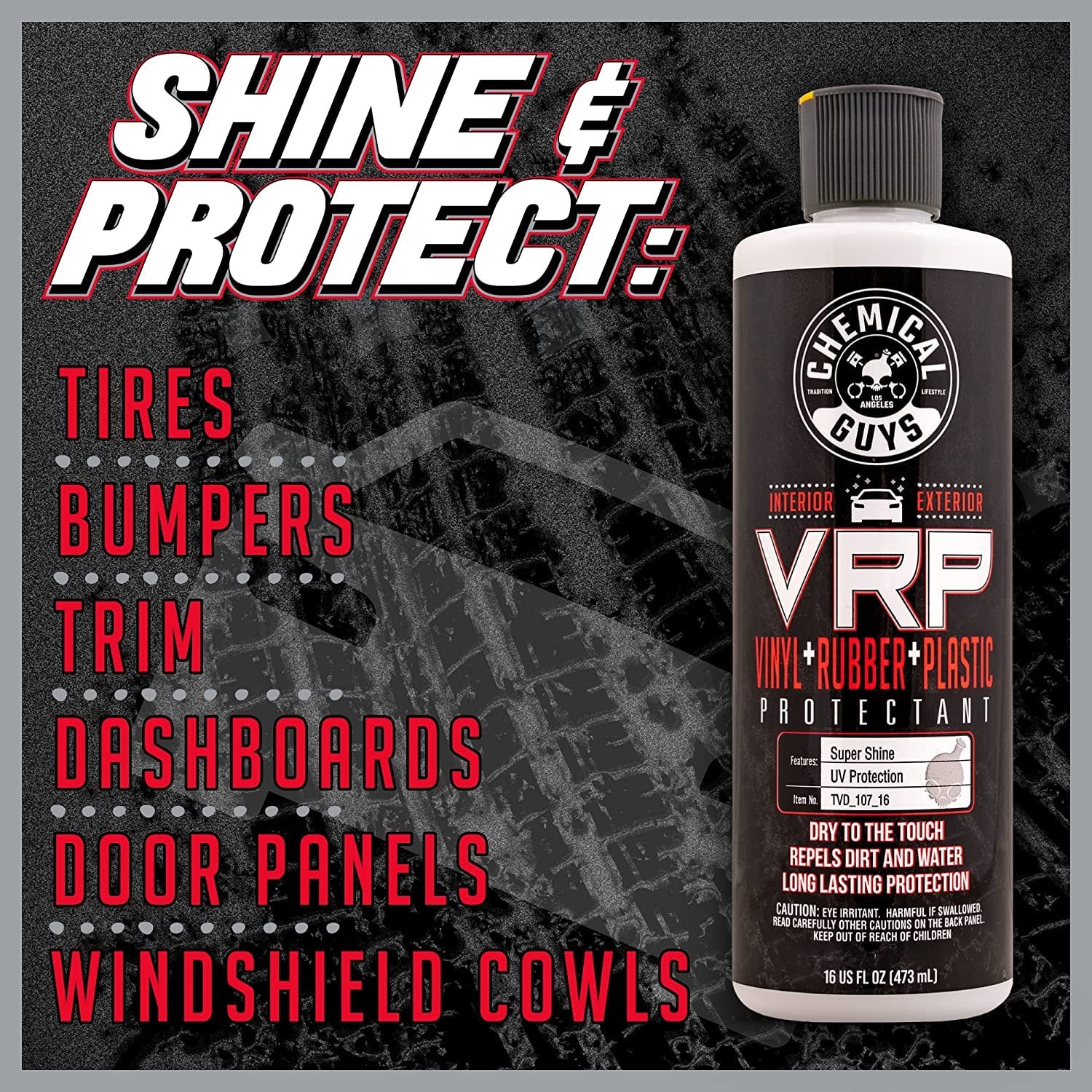 VRP Protectant Kit set include Detailing Applicators set 16 oz Black