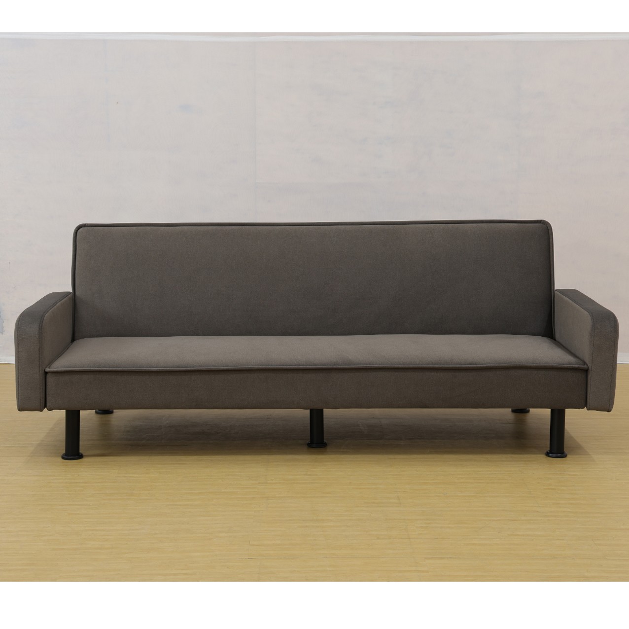 Flannel Living Room Sofabed Brown