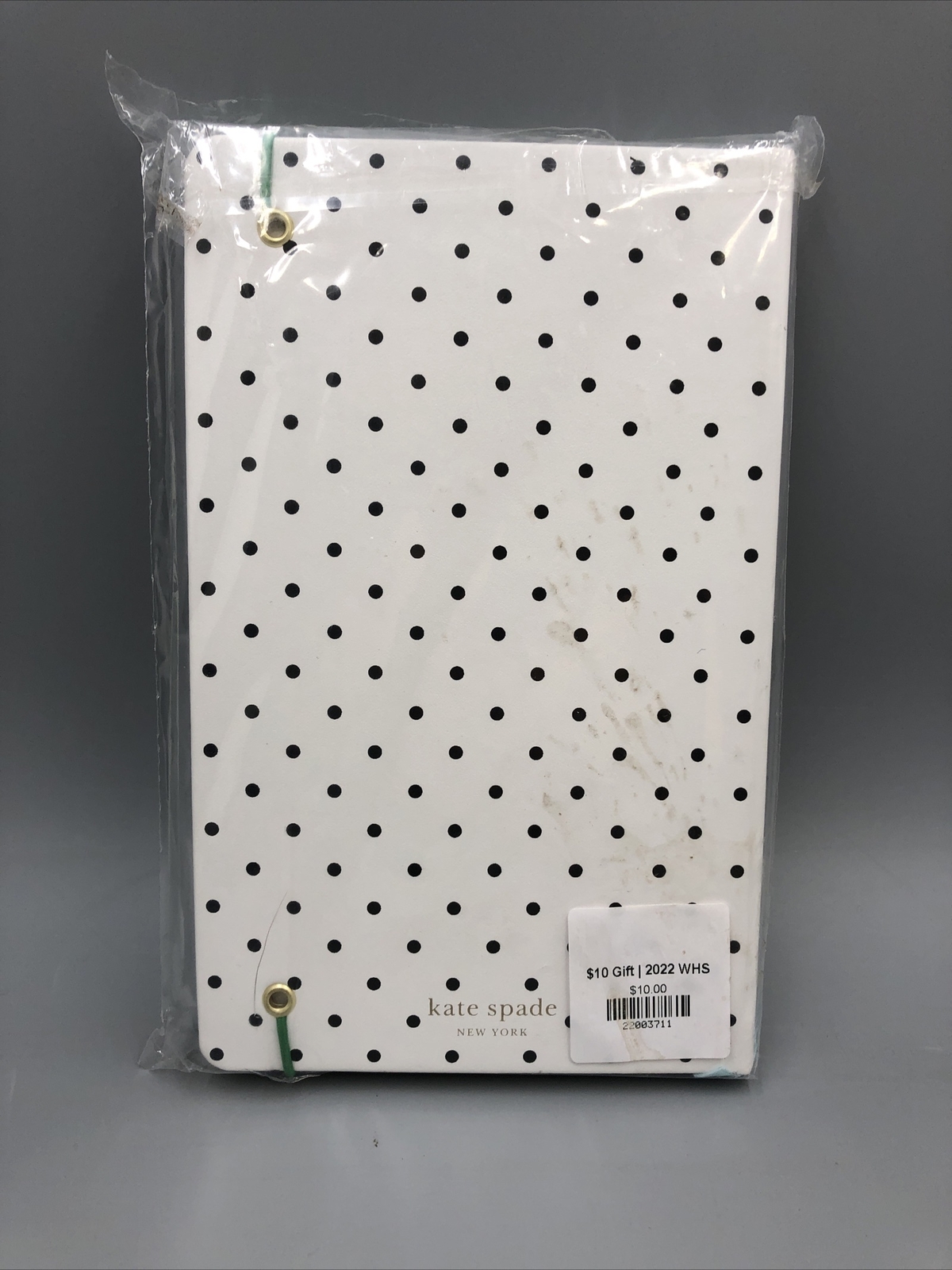 Kate Spade New York Take Note Large Polka Dot Leatherette Initial R Notebook