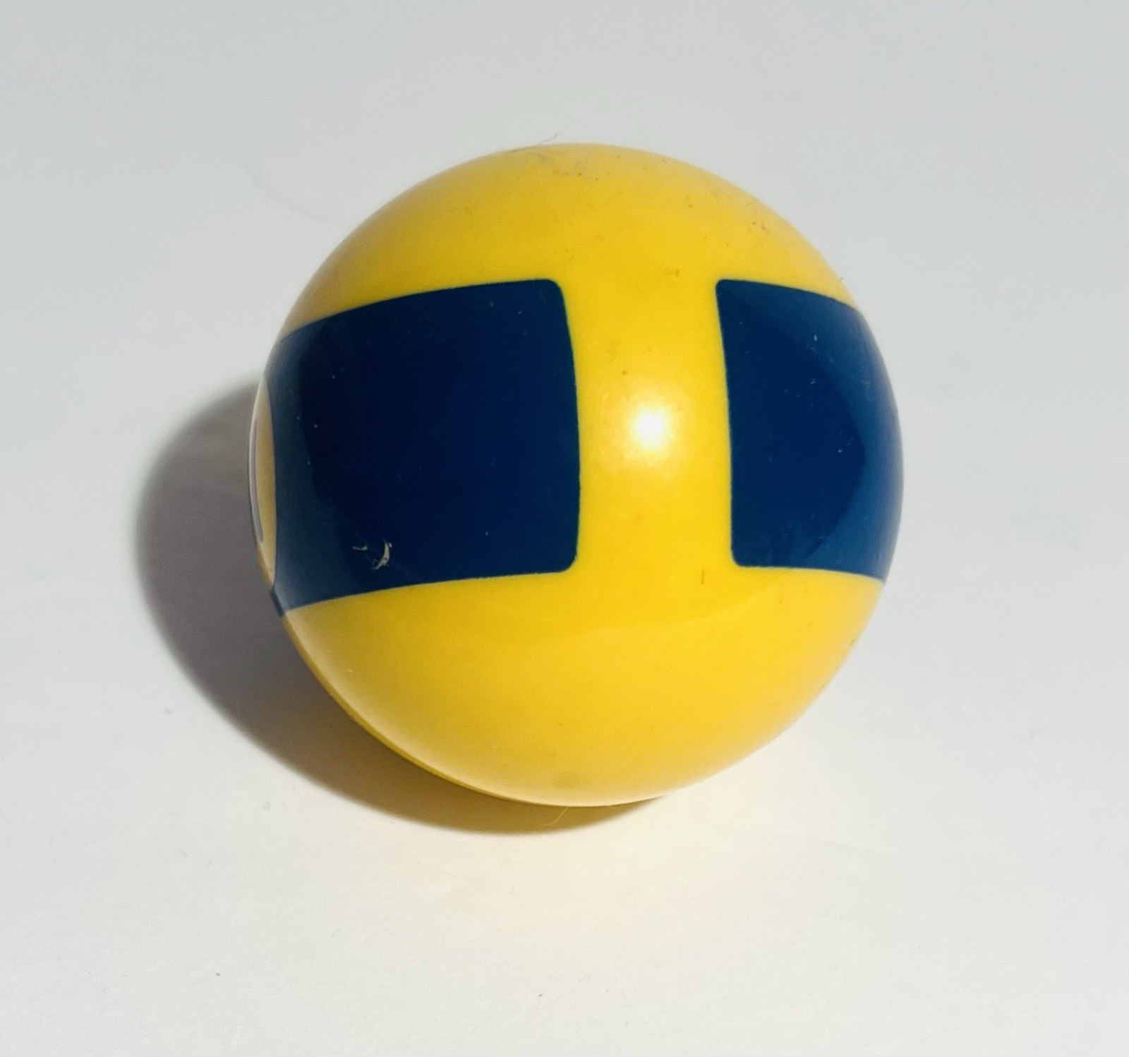 Vintage Pool Ball Number 10 Blue Broken Striped Replacement