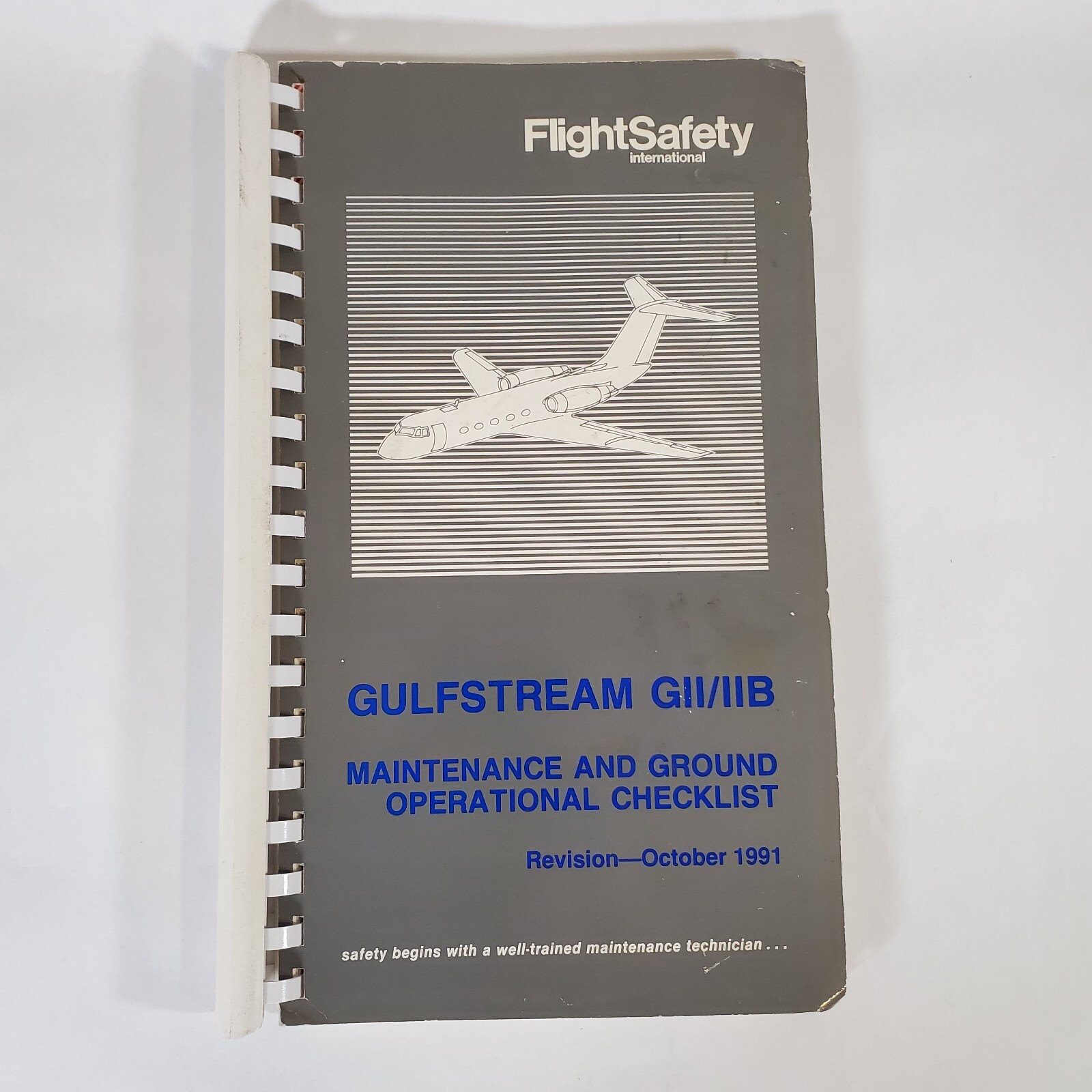 Flight Safety International Gulfstream GII/IIB Maintenance Ground Checklist 1991