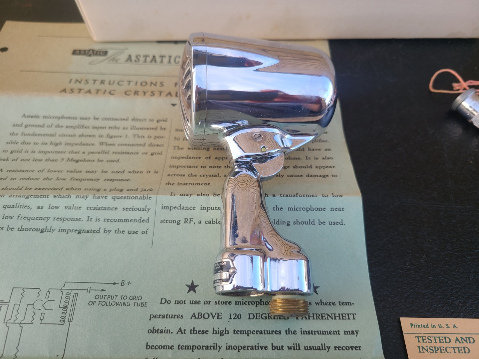 AStatic N-30 Microphone Made in USA