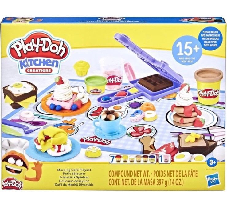 Play-Doh Kitchen Creations morning cafe playset