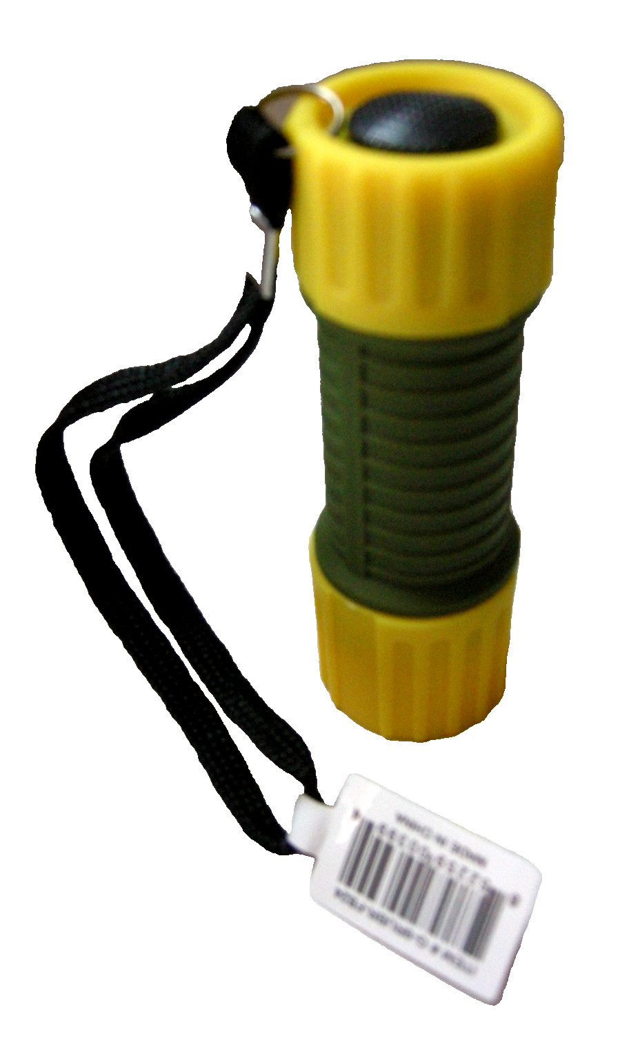 Flashlight By GlowWax, 3W COB Rubber Grip, 100 Lumens, Yellow & Green, Brand New