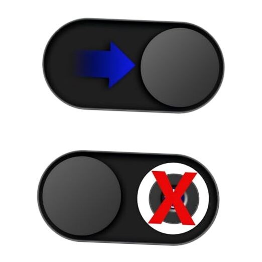 Ultra-Thin Magnetic Sliding Camera Cover, Protects Privacy from Hacker