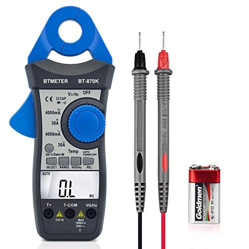 Clamp Multimeter BT-870K, DC AC Digital Voltage Current Meter, Auto Electric