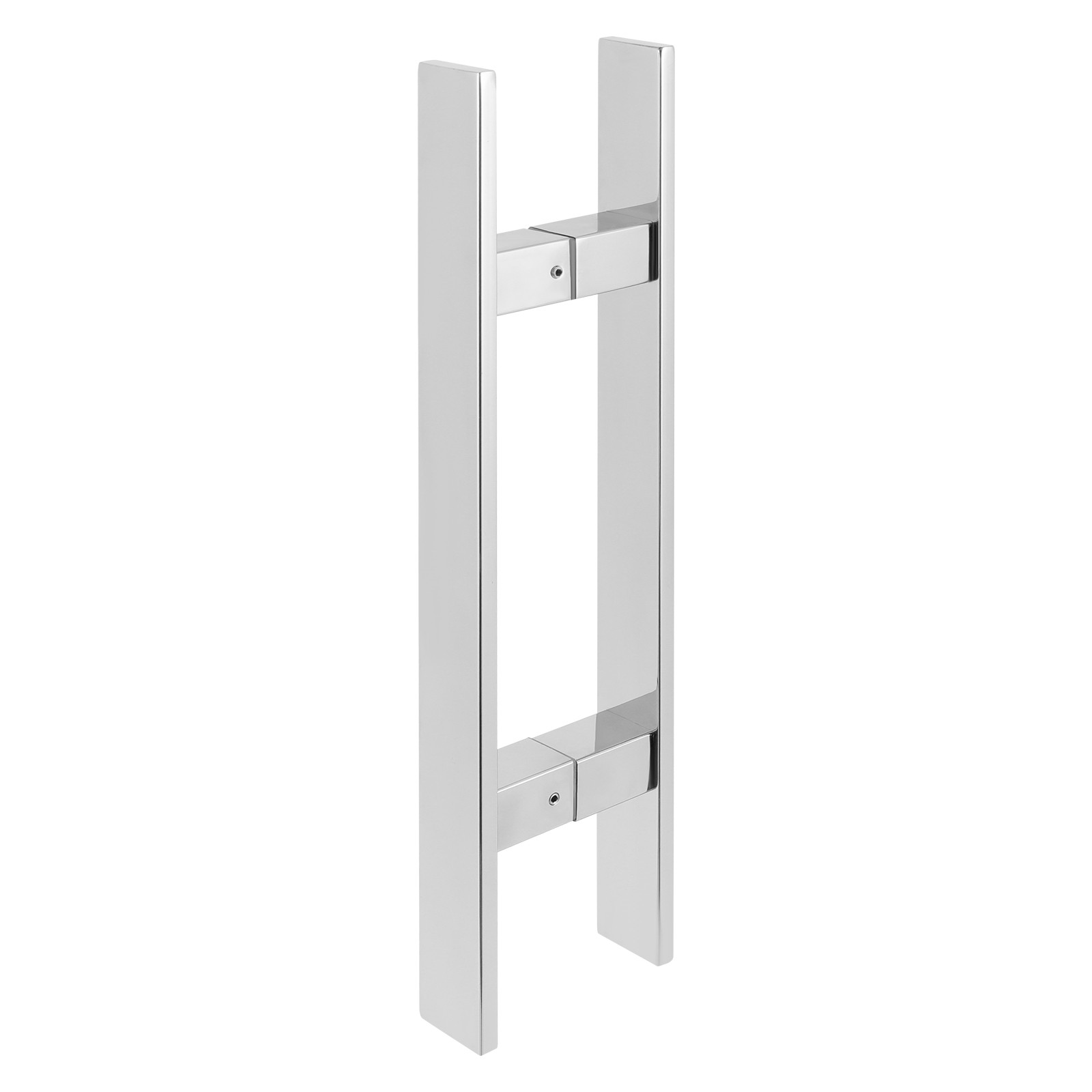 Stainless Steel Double Sided Push Pull Door Handle, H-shaped Door Pull Handle~