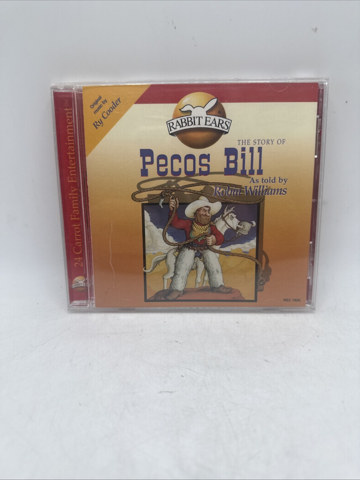 Pecos Bill PC MAC CD-ROM wild west kids story by Robin Williams! by Rabbit Ears
