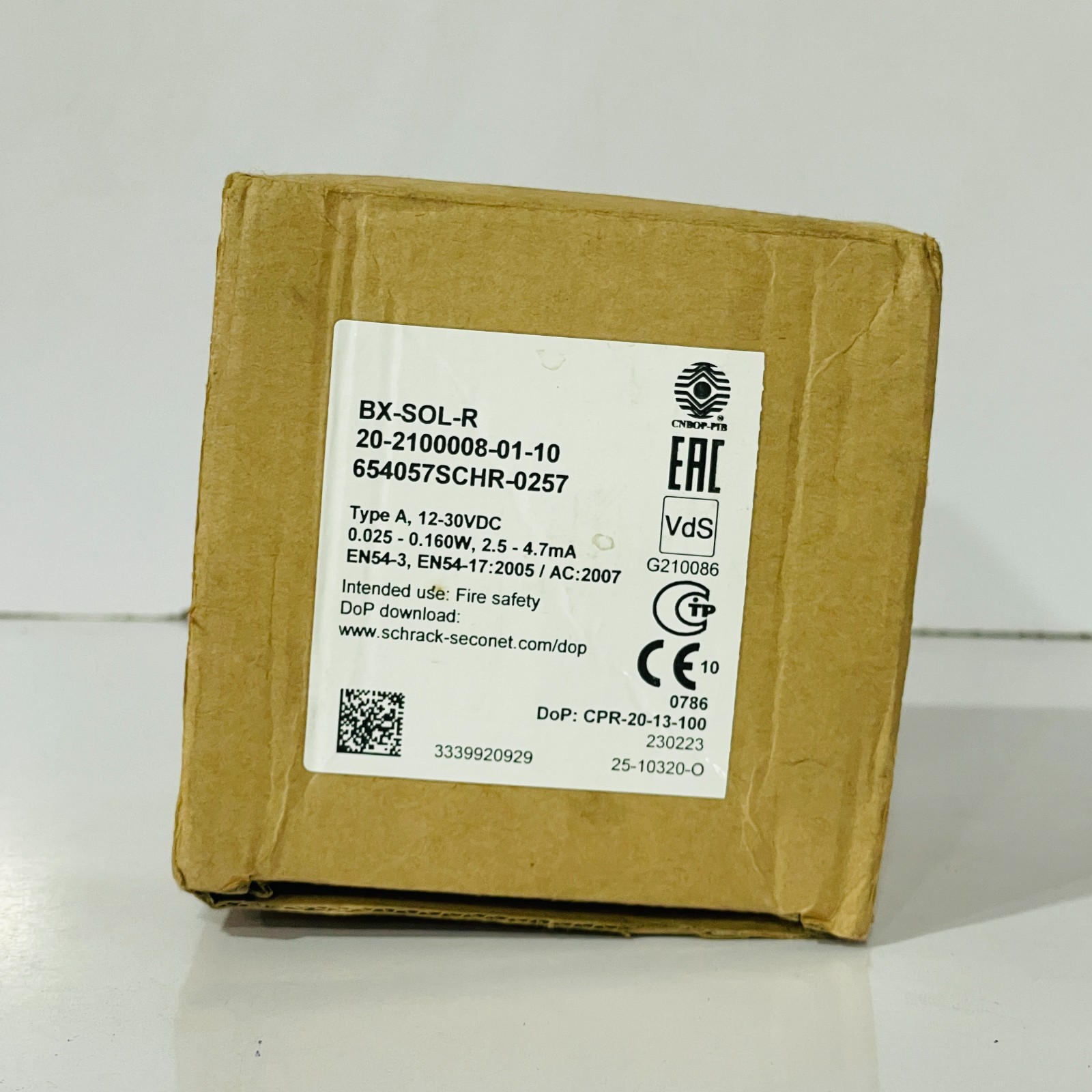 SCHRACK SECONET BX-SOL-R ADDRESSABLE LOOP SOUNDER FIRE ALARM