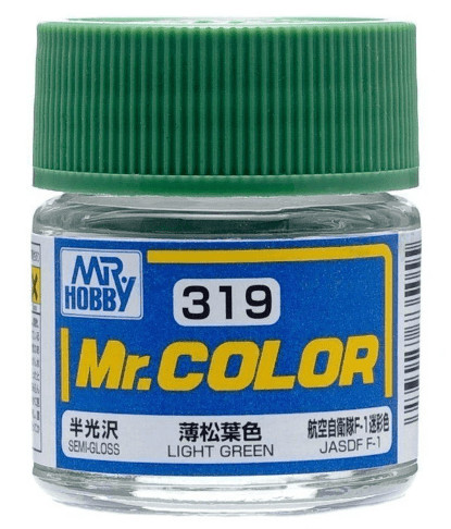 GNZ-C319 Mr Hobby C319  Semi Gloss Light Green - Lacquer - 10ml