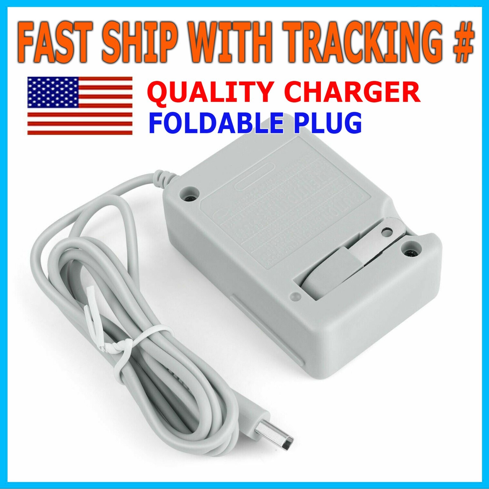 AC Adapter Home Wall Charger Cable for Nintendo DSi/ 2DS/ 3DS/ DSi XL System US