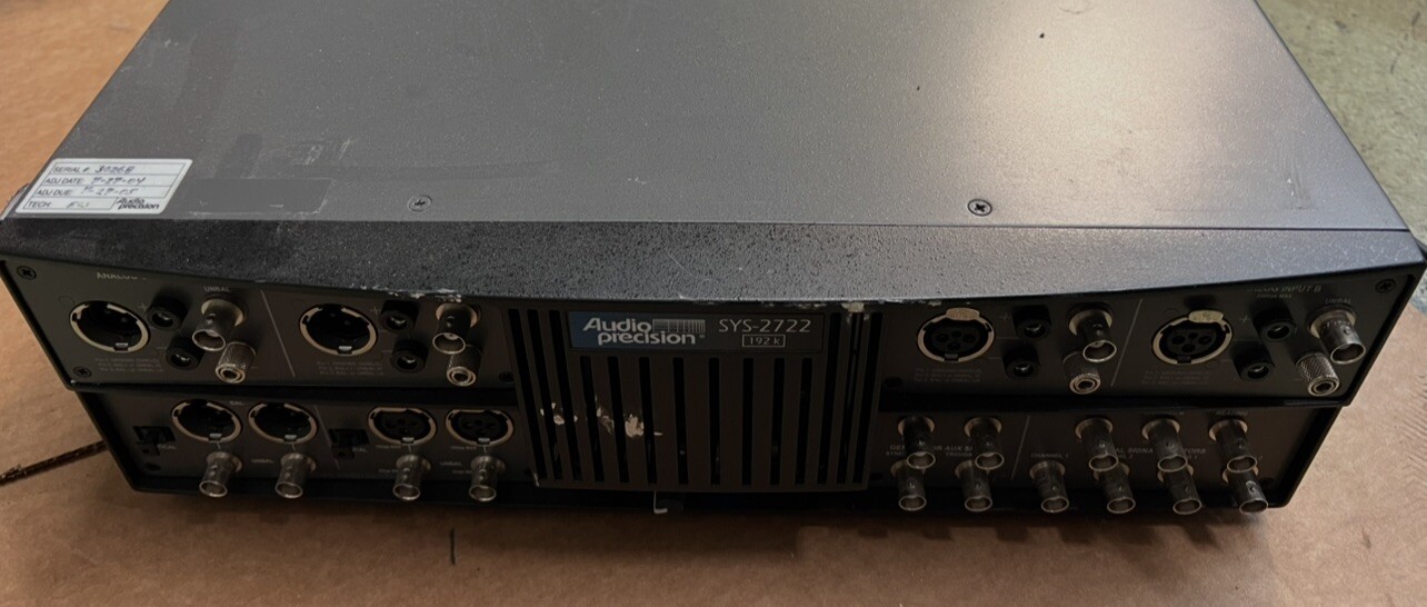 Audio Precision SYS-2722 Audio Test System