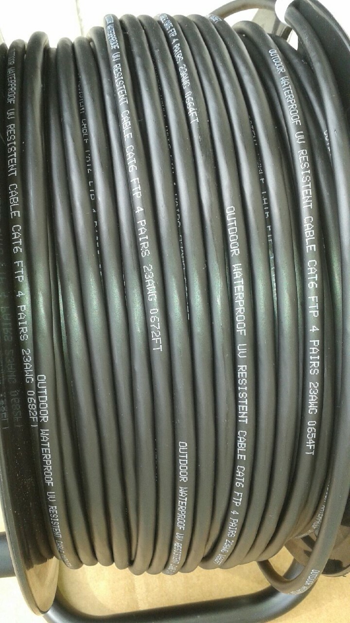 150 FT PRO CAT6 Tactical Shielded w/Neutrik Ethercon RJ45 Digital Cable on reel