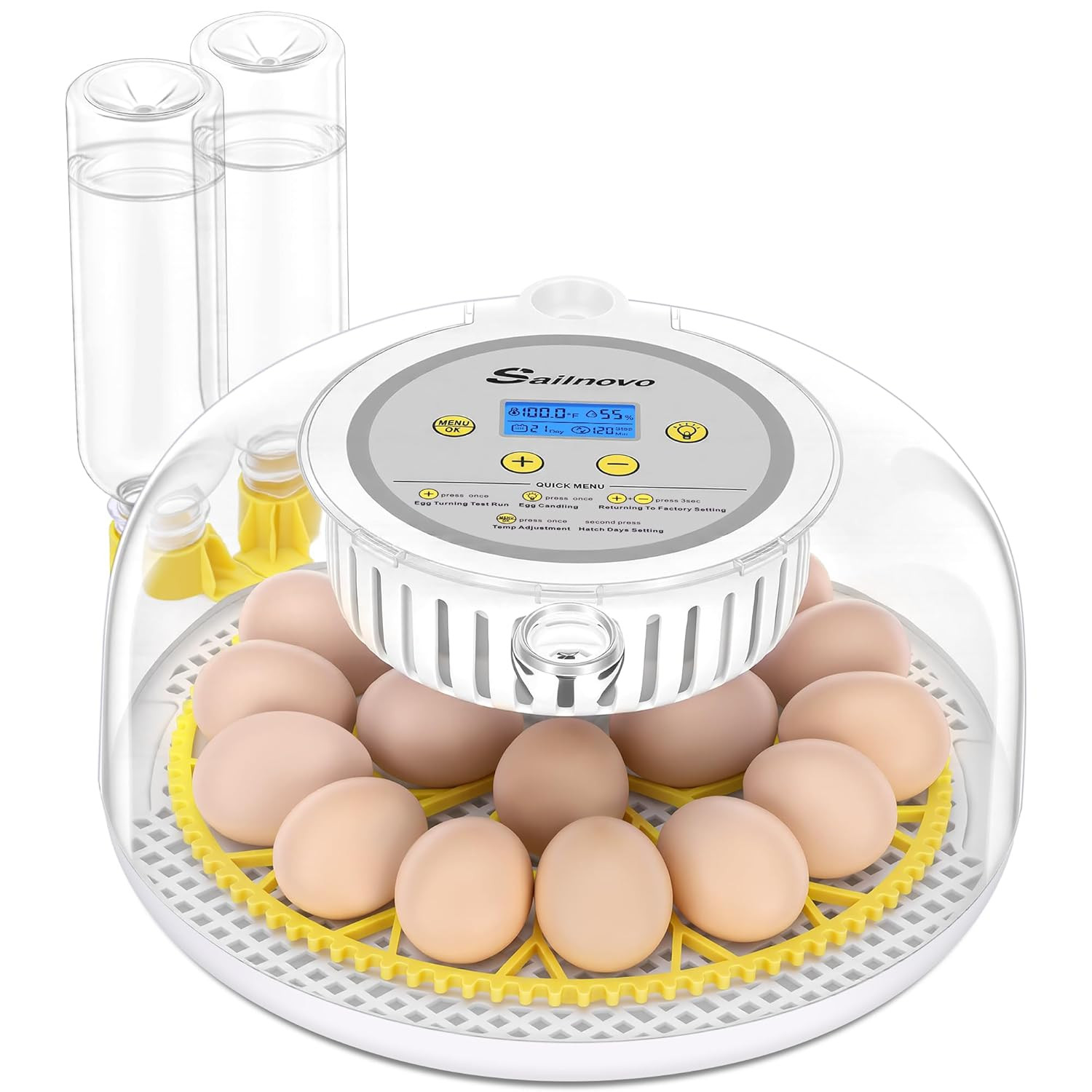 18 Egg Incubators for Hatching Egg with Auto Water Filling and Egg