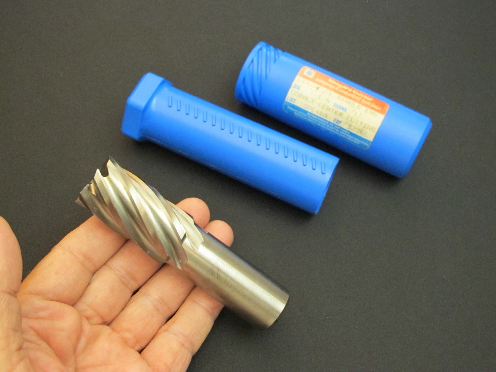 Niagara Cutter 1-1/8" Cobalt Center Cutting End Mill 6-Flute 1" Shank SPC408