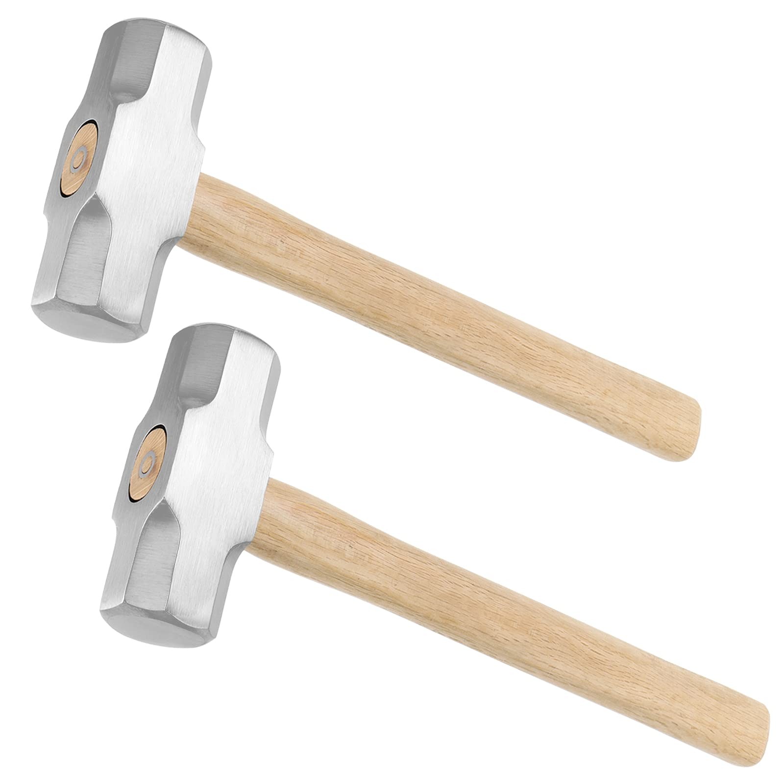 2 Pack 4 Lbs Mini Sledge Hammer Small Sledge Hammer With Wooden Handle For Demol