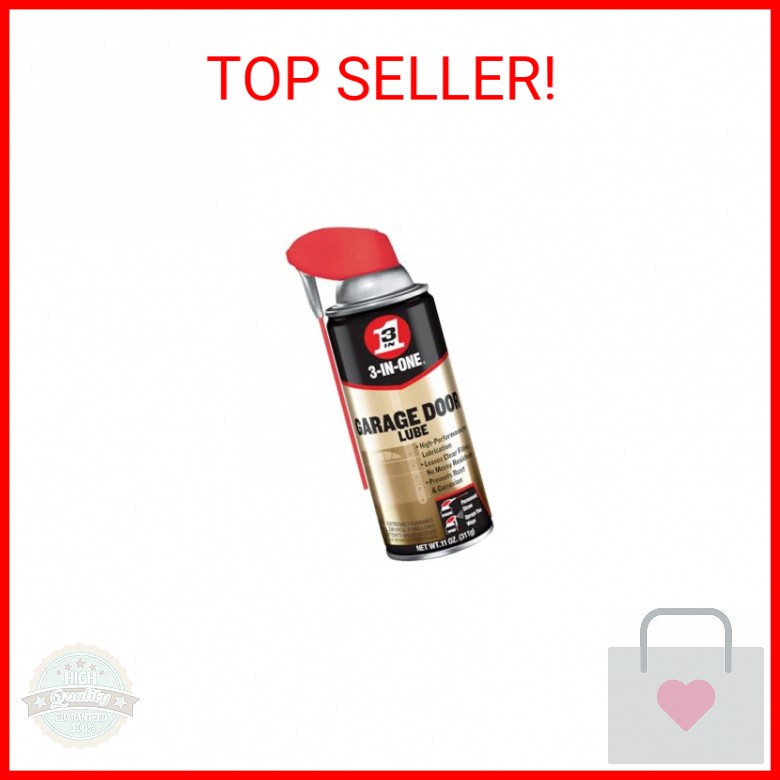 3-IN-ONE Garage Door Lubricant with SMART STRAW SPRAYS 2 WAYS, 11 OZ