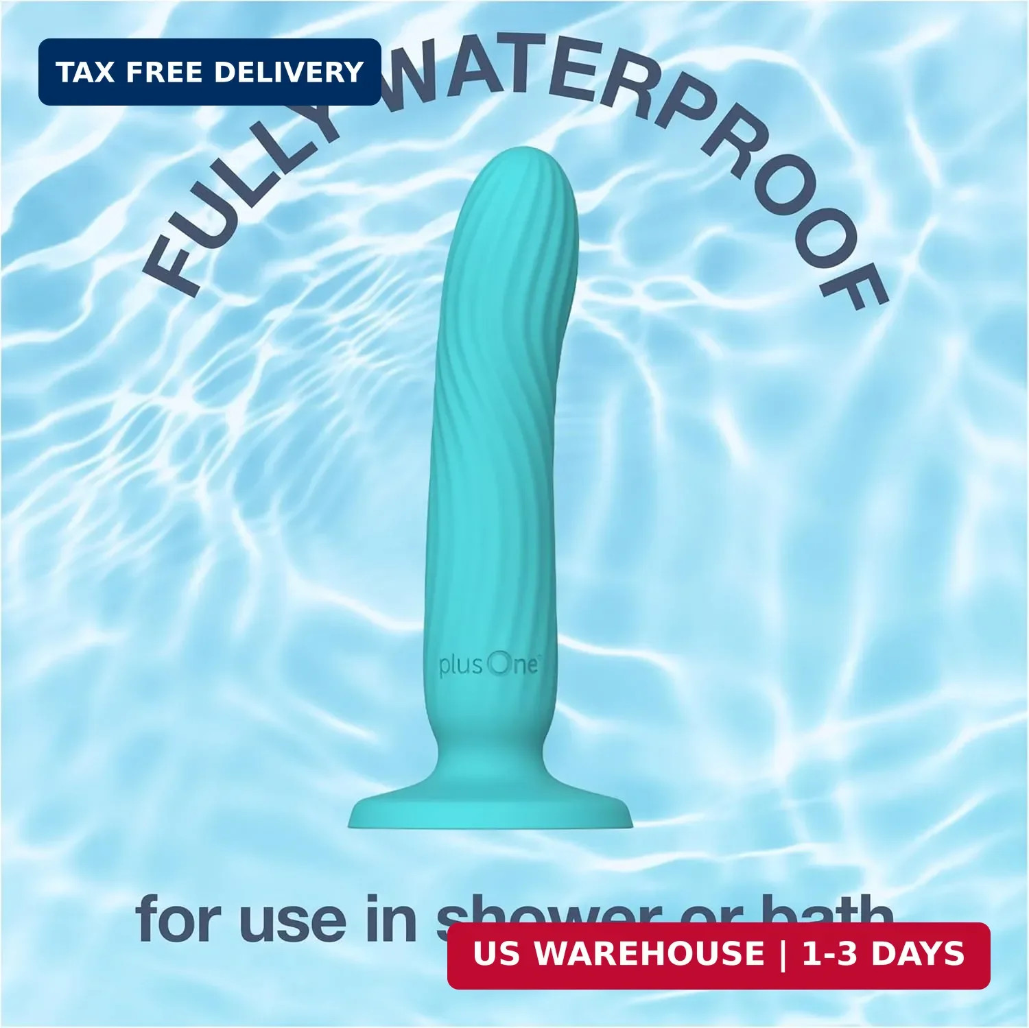 Dil-lite Internal Stimulator, Flexible and Non-Vibrating Dildo with Suct