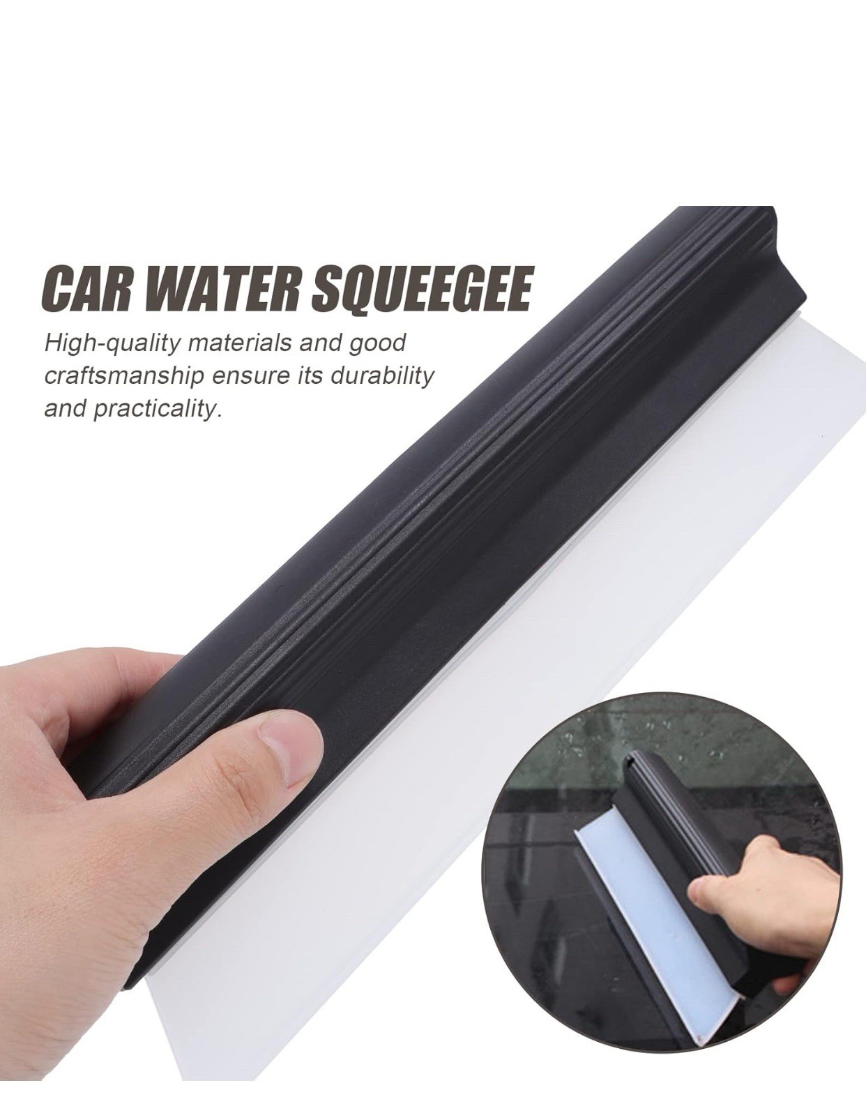 Car Water Squeegee Blades for Efficient Glass Cleaning Practical Scraper for Car