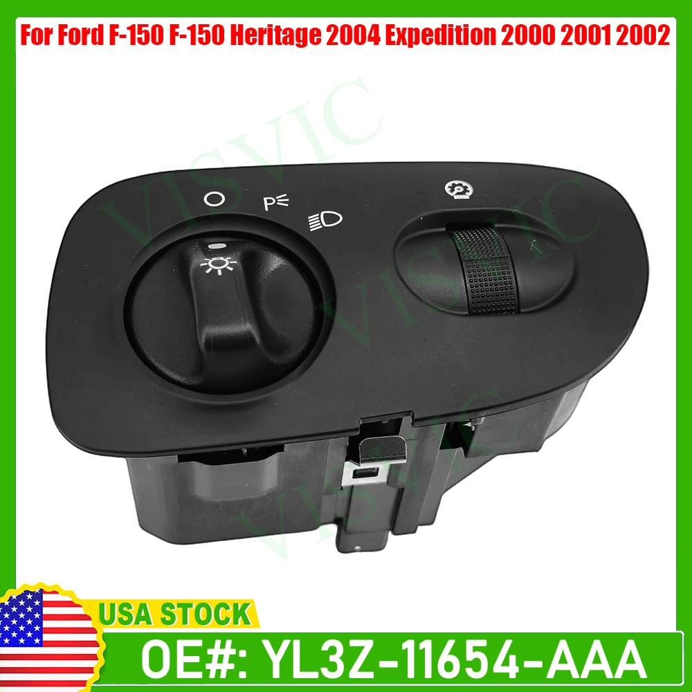 For Ford Expedition F-150 00-04 HEADLIGHT dash control SWITCH dimmer head light
