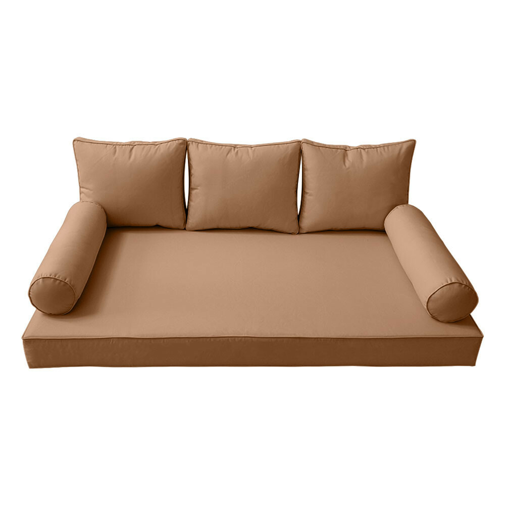 Style3 6PC Pipe Daybed Mattress Cushion Bolster Complete Set-Twin-XL Size AD104