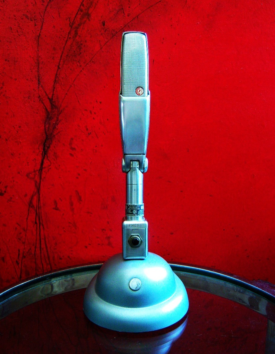 Vintage 1953 Shure 315 Ribbon microphone w accessories display repair SM33 330