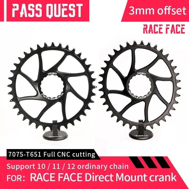 3mm Raceface Direct Mounted Narrow Wide Teeth Chainring Oval Round Chainwheel