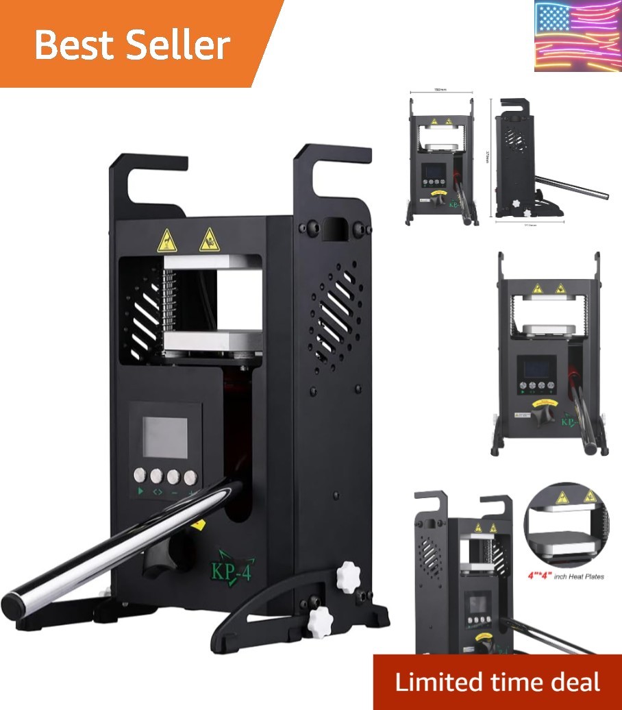Heat Press Machine 4 Ton Dual Heated Plates LCD Digital Control Press