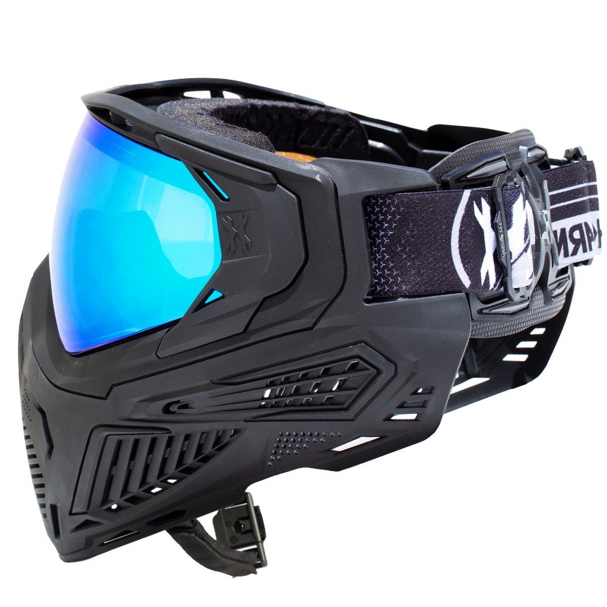 HK Army SLR Paintball Mask – Tsunami (Black/Black/Black) - Artic Lens | Therm...
