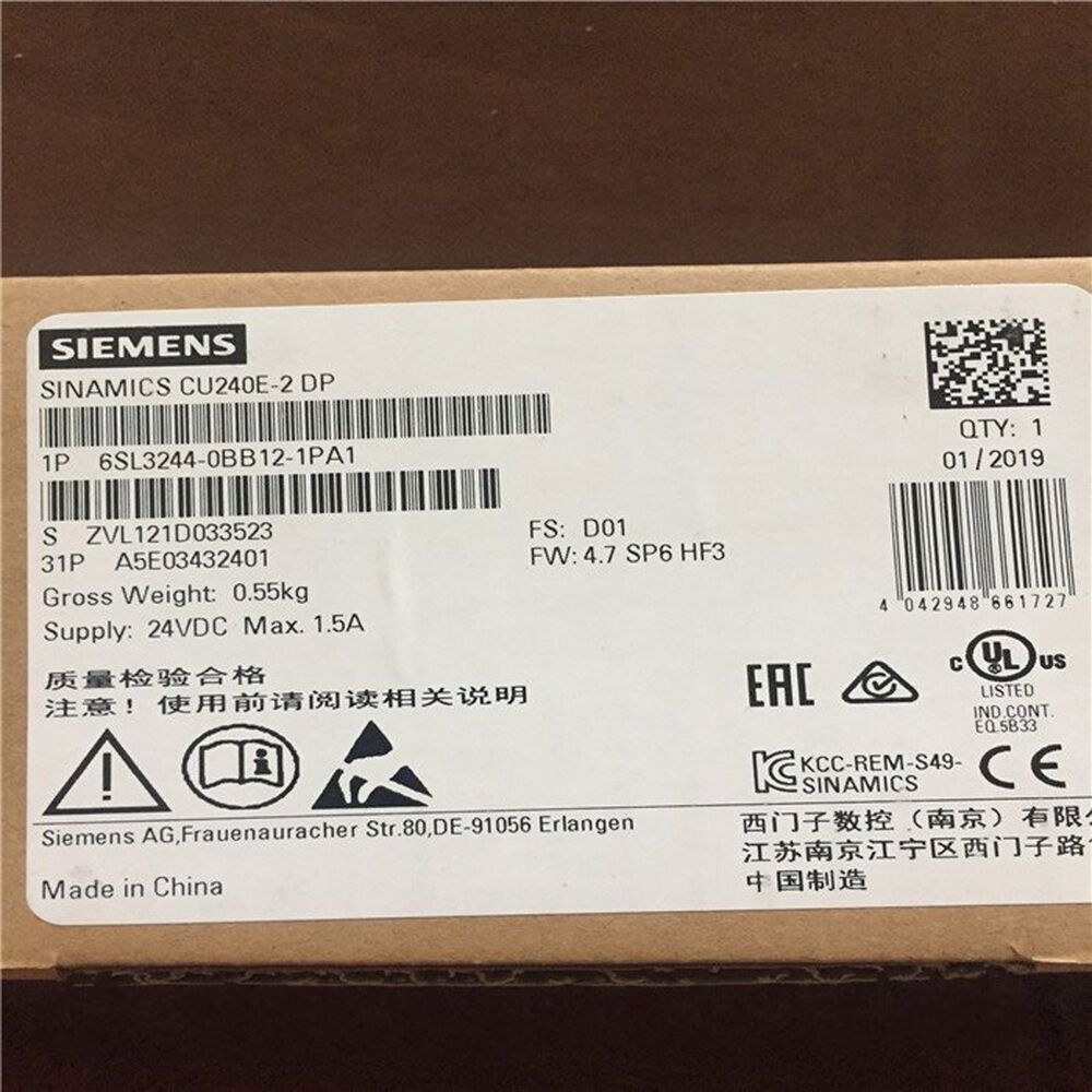 6SL3244-0BB12-1PA1 New Original SIEMENS 6SL3244-0BB12-1PA1  Fast delivery