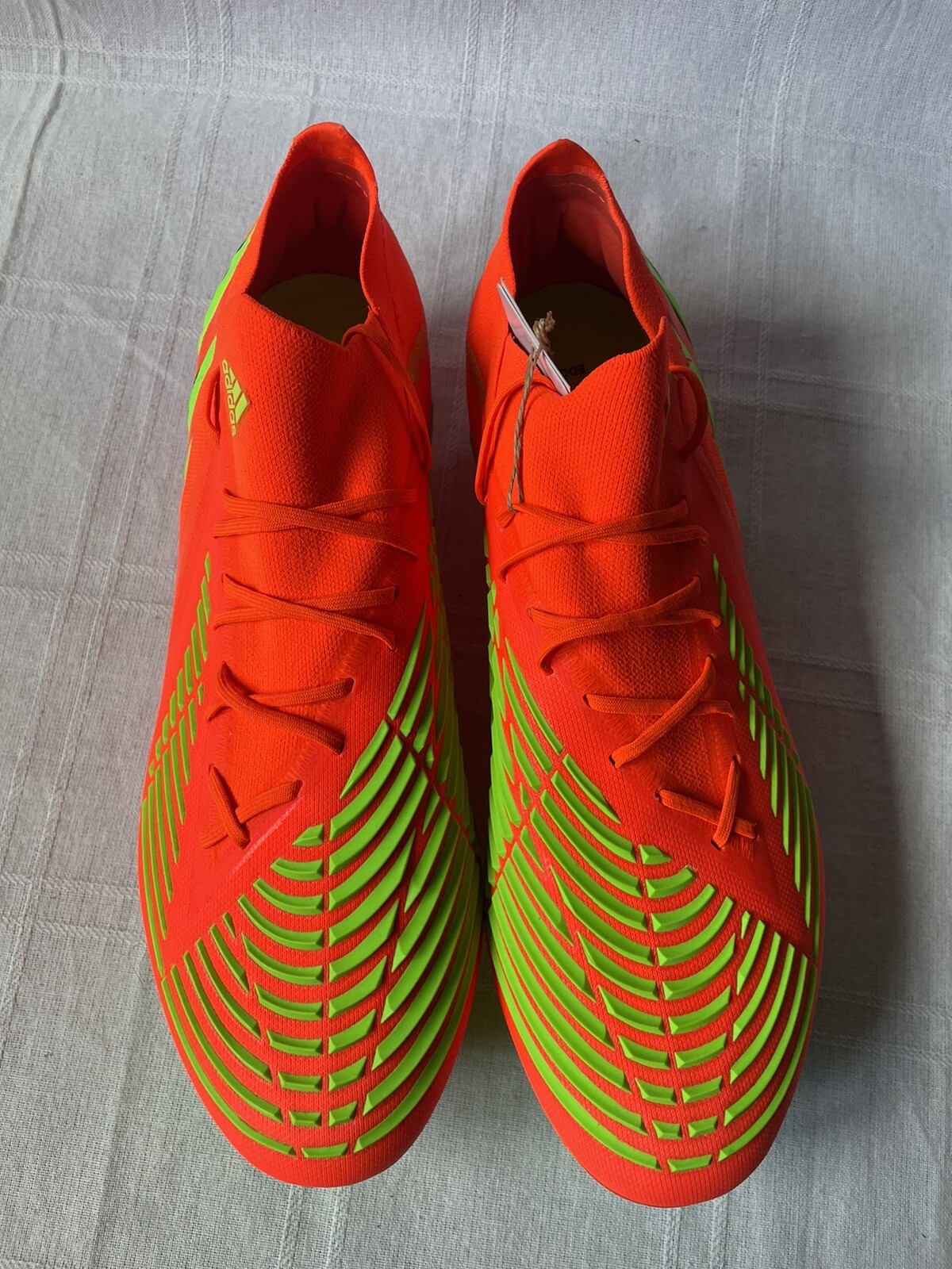 New Adidas Predator Edge.1 Low SG Orange Green Soccer Cleats Size 11 GW1010