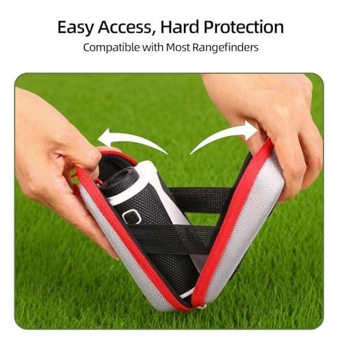 Universal Golf Range Finder Hard Case - Shockproof, Anti-Scratch Pouch for All M
