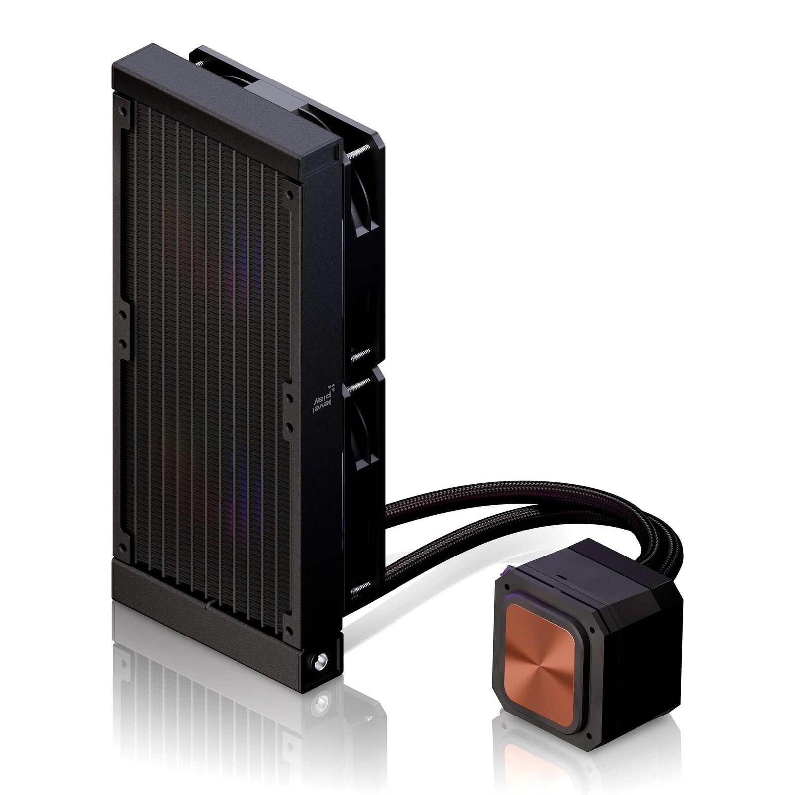 Level Play Combat Cl240 Aio Liquid Tdp 280W Argb Infinity Mirror Pump