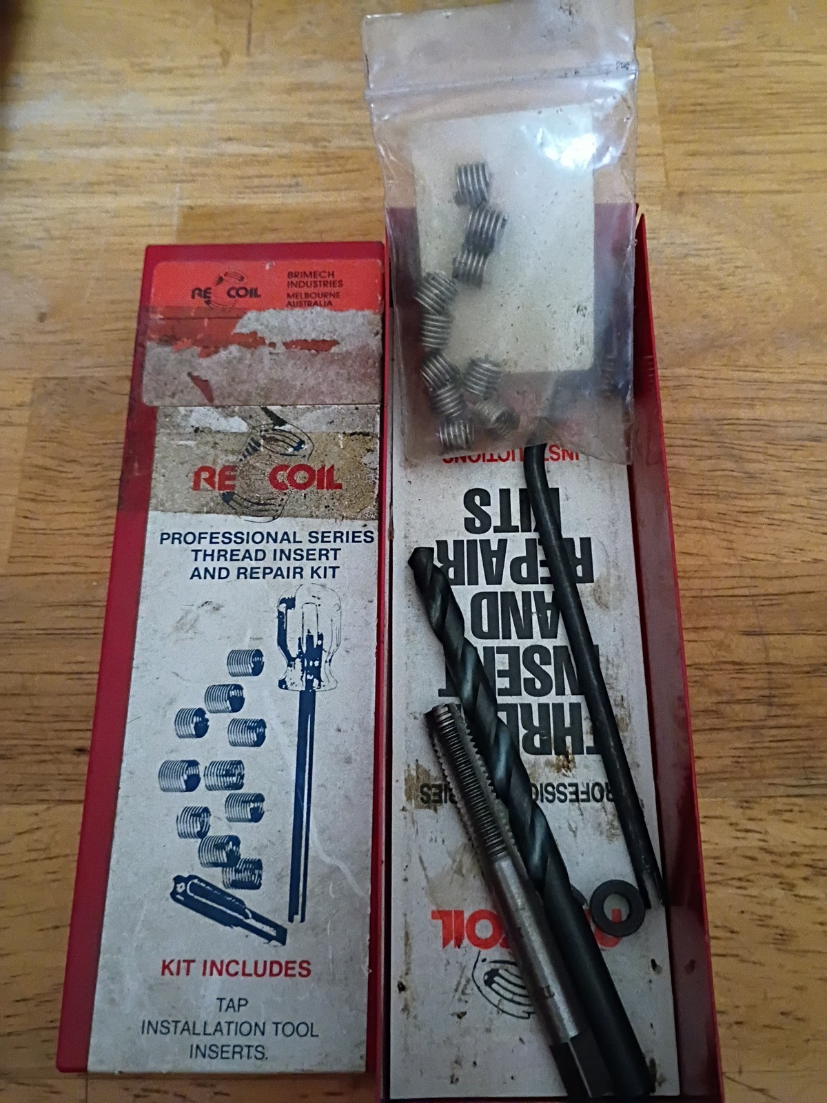 Recoil Thread Repair Kit Size : UNC 1/4-20