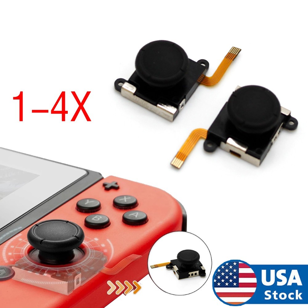 1-4X Joycon Hall Thumb Stick Joystick No Drift For Nintendo Switch / Lite / OLED