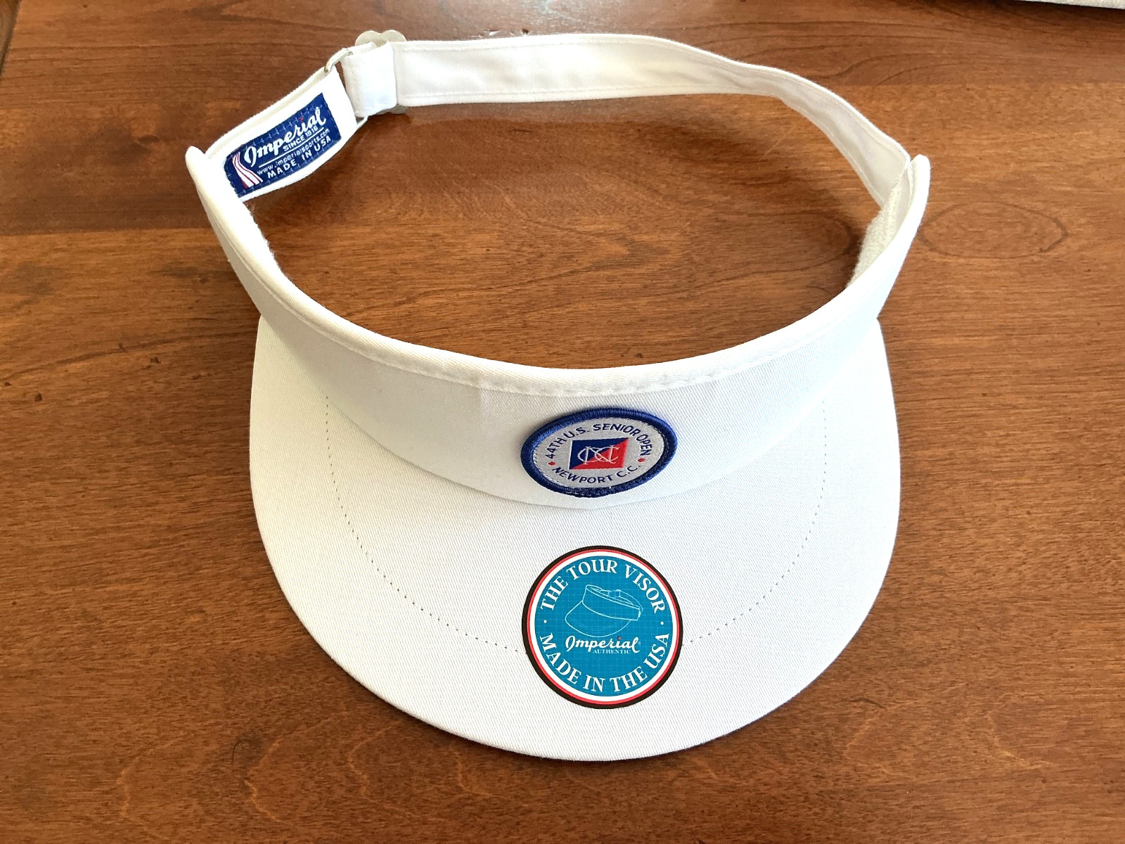 Newport CC Imperial Men’s Tour Visor -  New Adjustable  US Senior Open, USA