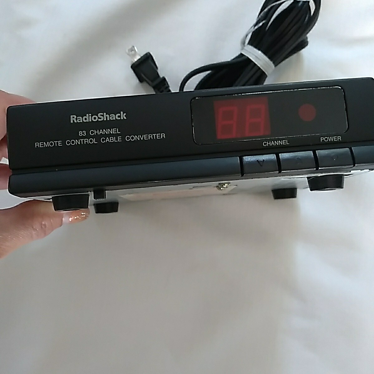 Radio Shack 83 Channel Remote Control Cable Converter With Remote