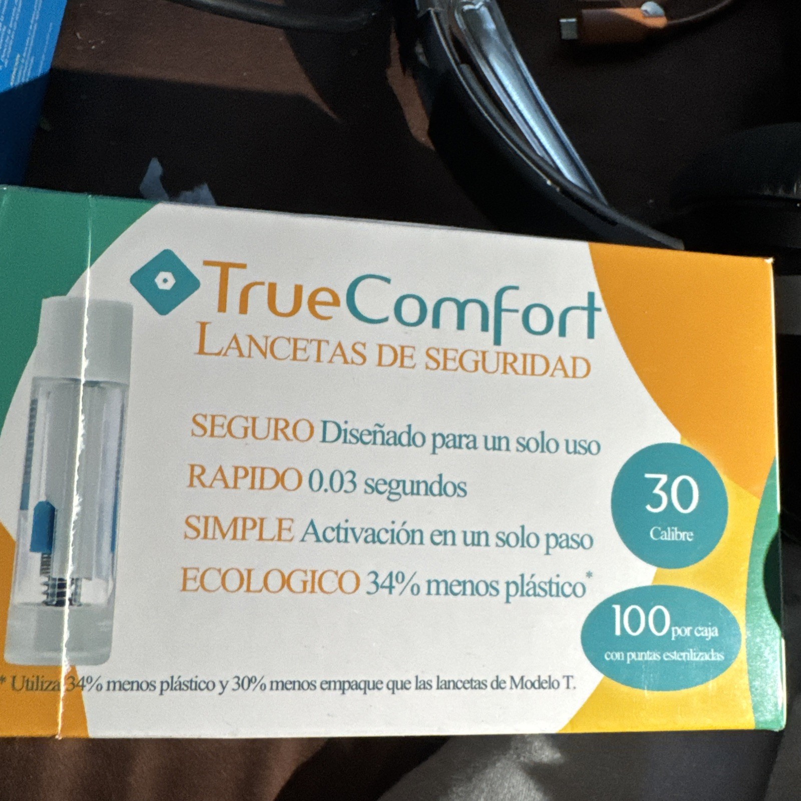 100 True Comfort. SAFETY LANCETS  30 GAUGE -EXP1/2028