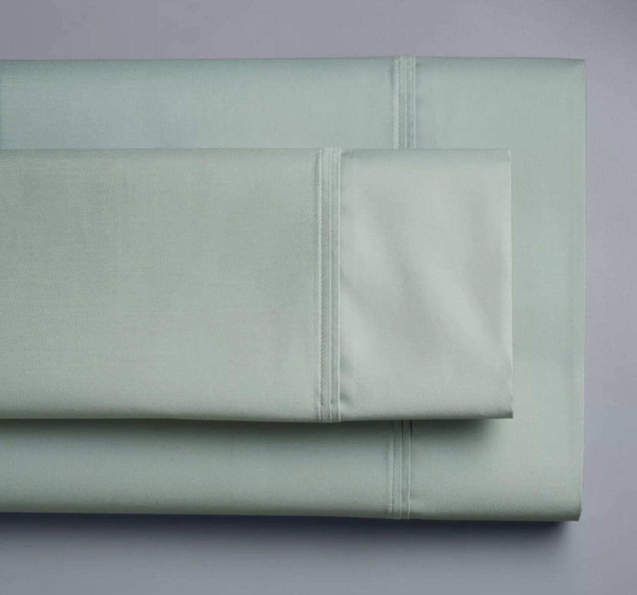 Simply Vera Wang KING sz 4 pc 800 TC Egyptian Cotton Sheet Set - Sage - New
