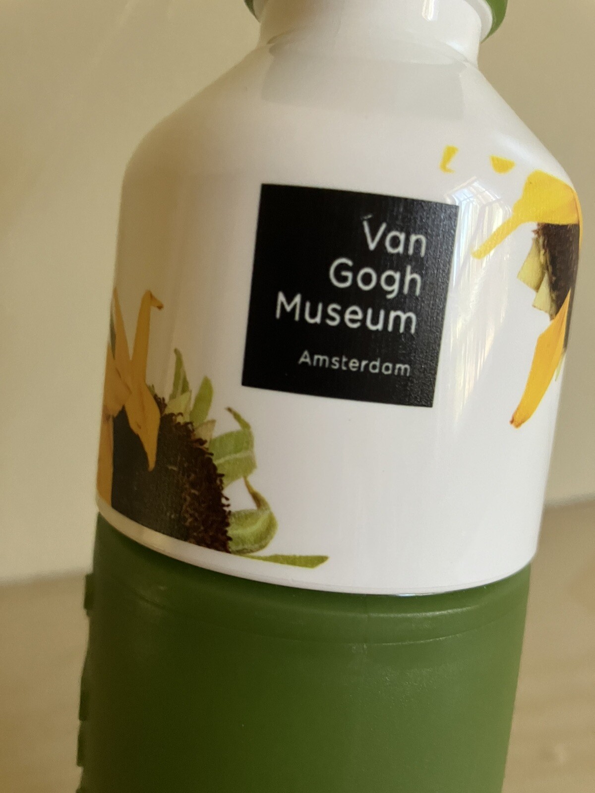 Vincent Van Gogh Museum Amsterdam Sunflowers BPA Free Plastic Water Bottle NEW