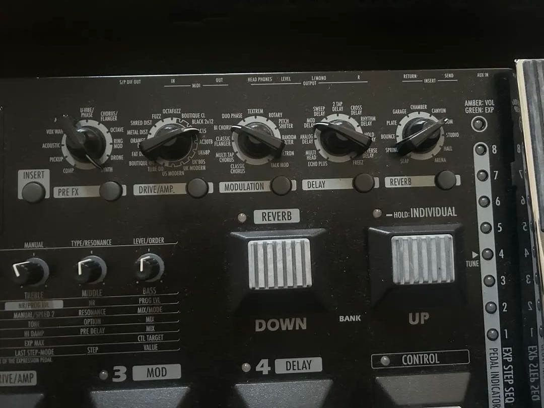 KORG A3200G Bass Effects Pedal Multi-Function Modulation Reverb Used