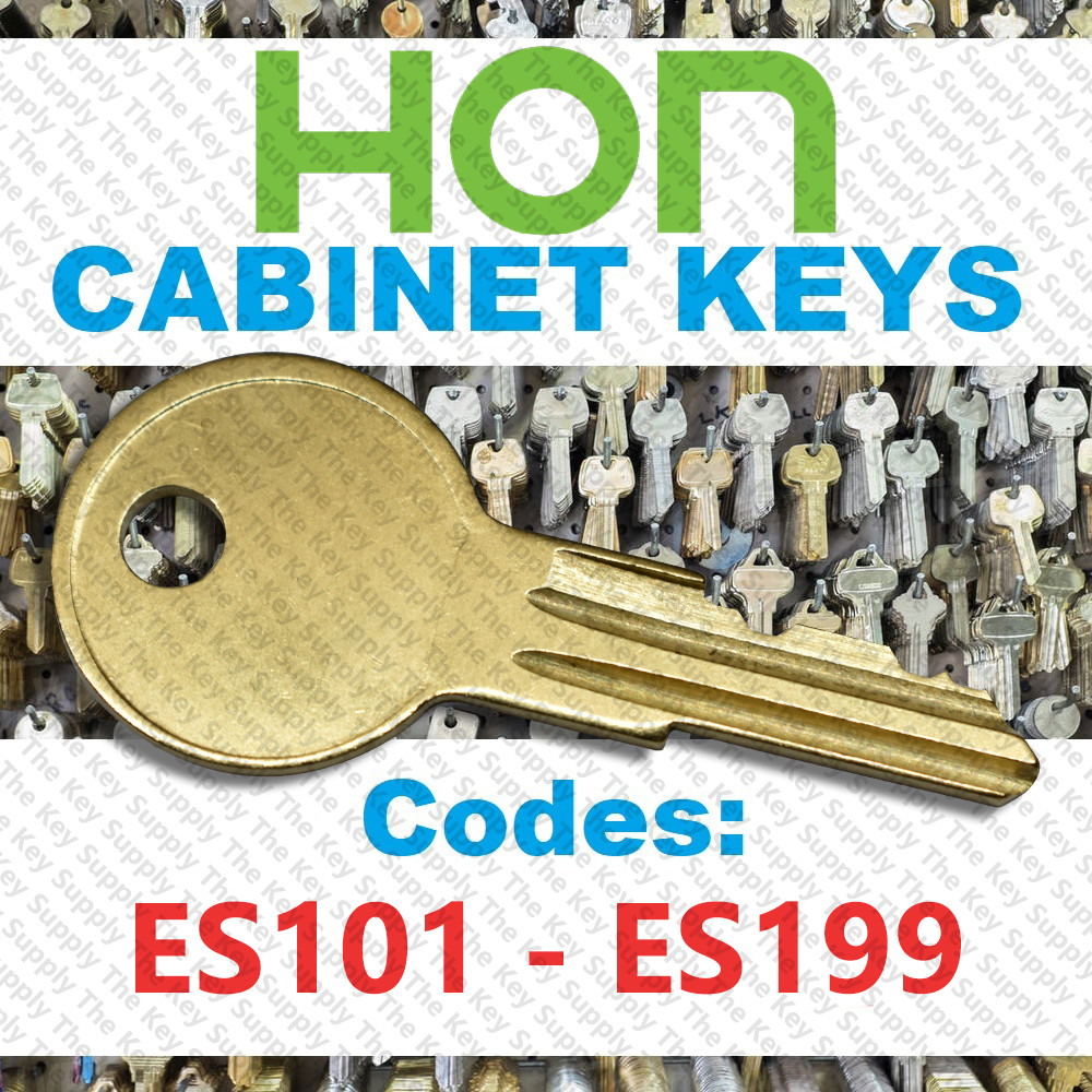 Hon File Cabinet Key Cut to Your Code ES101 - ES199