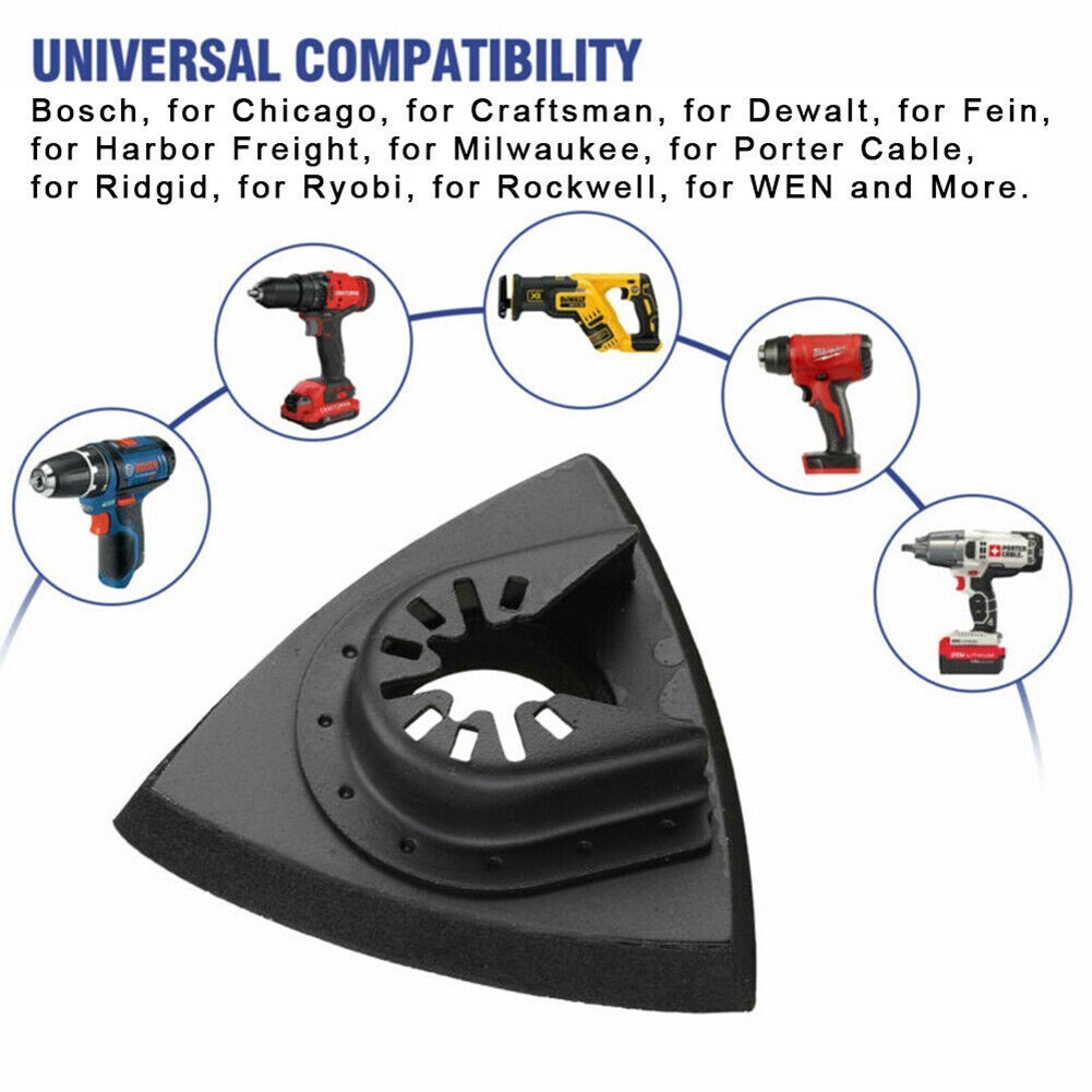 Triangular Sanding Pads Quick-Release Oscillating Tool For Craftsman-Multi
