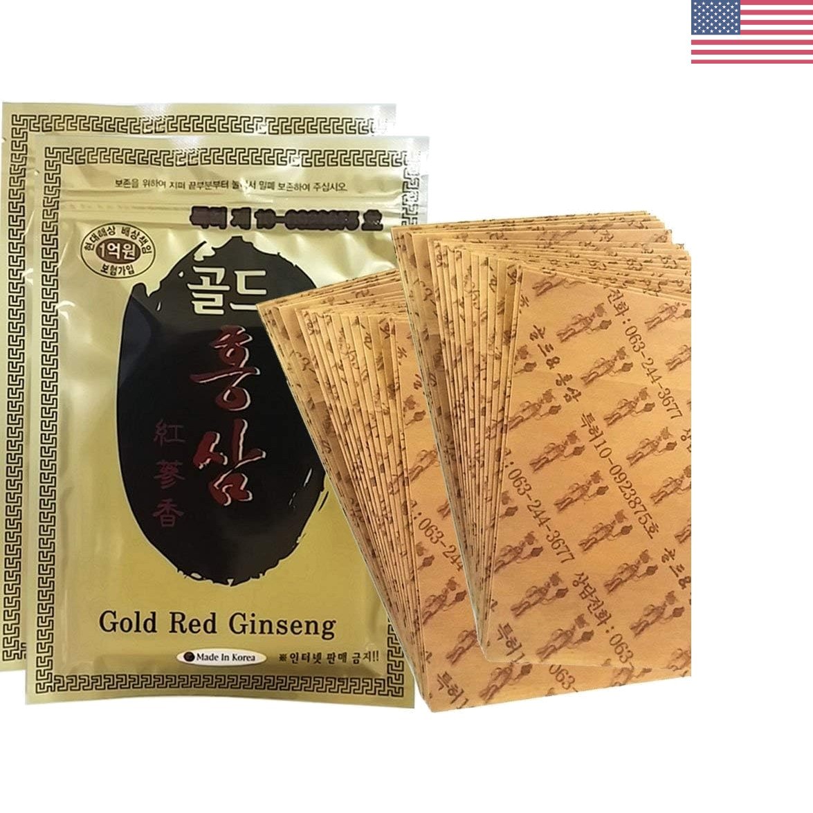 40 Count Ginseng Relaxation Patches - Zip-Storage for Easy Relief Anywhere